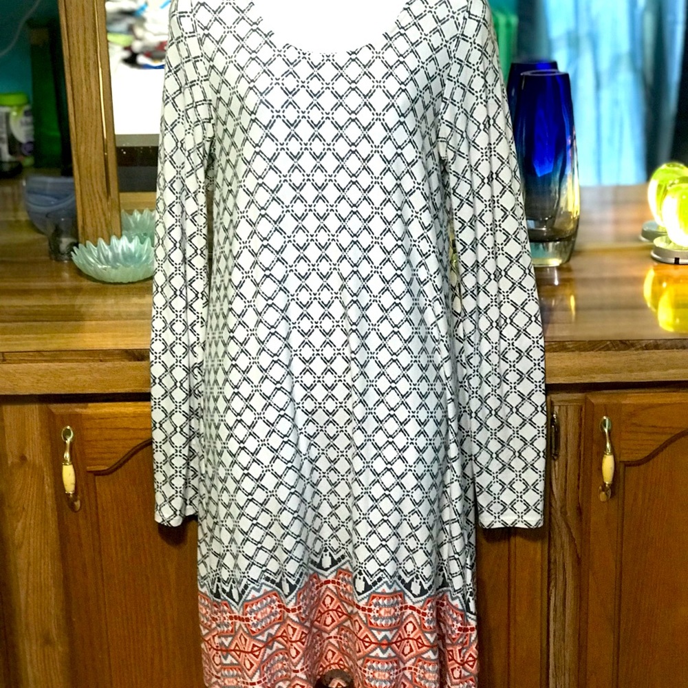 Wisp brown paisley dress